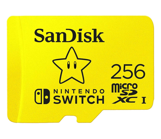 SANDISK Nintendo Switch microSDXC 256GB, 100/90 MB/s (V30, U3, C10, A1, UHS-1) - 581874 - zdjęcie